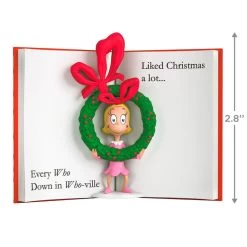 Hallmark Dr. Seuss's How The Grinch Stole Christmas!™ Cindy-Lou Who Ornament -Hallmark Toys Shop Grich Stole Christmas Book Keepsake Ornament 1799QXI7309 03