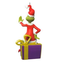 Hallmark Dr. Seuss's How The Grinch Stole Christmas!™ Grinch Peekbuster Ornament With Motion-Activated Sound -Hallmark Toys Shop Grinch Peekbuster Keepsake Ornament 2699QXI7067 06