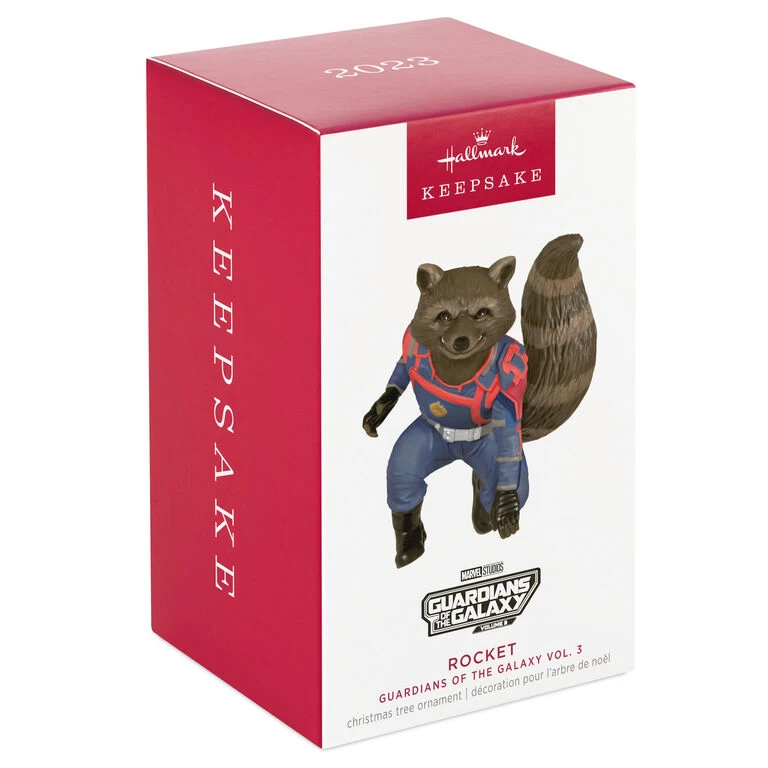 Hallmark Marvel Studios Guardians Of The Galaxy Vol. 3 Rocket Ornament 6 Hallmark Marvel Studios Guardians Of The Galaxy Vol. 3 Rocket Ornament - Image 4