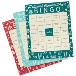 Hallmark Channel Movie Bingo Game Pad -Hallmark Toys Shop Hallmark Channel Bingo TearOff Game Pad 1XKT3502 03