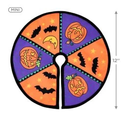 Hallmark Mini Halloween Tree Topper And Tree Skirt, Set Of 2 -Hallmark Toys Shop Halloween Keepsake Mini Tree Skirt and Topper 2599QFO5339 04