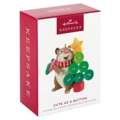 Hallmark Cute As A Button Ornament -Hallmark Toys Shop Hamster With Button Tree Keepsake Ornament 1599QXR8259 04