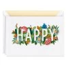 Hallmark Floral Happy Quilled Paper Handmade Birthday Card -Hallmark Toys Shop Happy and Flowers Quilled Paper Birthday Card for Her 1299LAD2728 01