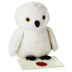 Hallmark Harry Potter™ Hedwig™ Stuffed Animal, 9" -Hallmark Toys Shop Harry Potter Hedwig Owl Knitted Stuffed Animal 1BBY4812 03