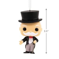 Hasbro® Mr. Monopoly Funko POP!® Hallmark Ornament -Hallmark Toys Shop Hasbro Mr. Monopoly Funko POP Christmas Ornament 3HCM2311 03