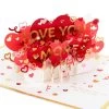 Hallmark Love You More 3D Pop-Up Love Card 1 Hallmark Love You More 3D Pop-Up Love Card -Hallmark Toys Shop Heart Pattern 3D PopUp Love Card 1299IAV5835 01