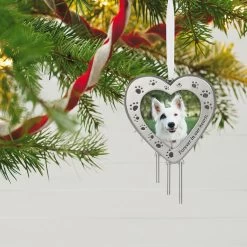 Hallmark Forever In Our Hearts Metal Photo Frame Pet Memorial Ornament -Hallmark Toys Shop HeartShaped Pet Picture Frame Keepsake Ornament 1999QHX3087 02