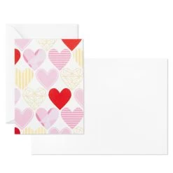 Hallmark Hearts Aplenty Assorted Blank Note Cards, Box Of 24 -Hallmark Toys Shop Hearts Aplenty Assorted Blank Note Cards 5STZ5126 02