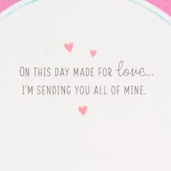 Hallmark All My Love Snow Globe Musical 3D Pop-Up Valentine's Day Card With Motion -Hallmark Toys Shop Hearts Snow Globe 3D PopUp Music Motion Valentines Day Card 1299VAY9986 03