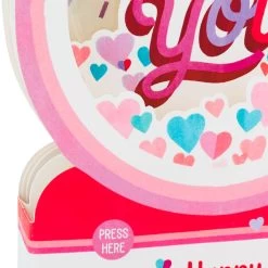 Hallmark All My Love Snow Globe Musical 3D Pop-Up Valentine's Day Card With Motion -Hallmark Toys Shop Hearts Snow Globe 3D PopUp Music Motion Valentines Day Card 1299VAY9986 04