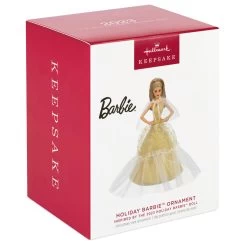 Hallmark 2023 Latina Holiday Barbie™ Ornament -Hallmark Toys Shop Hispanic Holiday Barbie Doll Keepsake Ornament 2199QXR8219 04