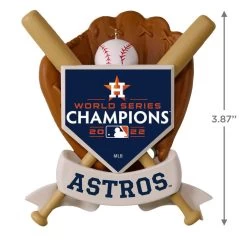 Hallmark MLB Houston Astros™ World Series Champions™ 2022 Ornament -Hallmark Toys Shop Houston Astros 2022 World Series Keepsake Christmas Ornament 2499QHR1233 03