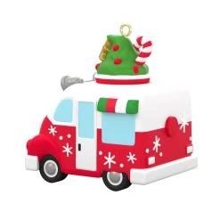 Hallmark Mini Festive Frozen Treats Ornament With Sound, 1.35" -Hallmark Toys Shop Ice Cream Truck Keepsake Ornament 1299QXM9199 06