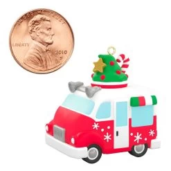 Hallmark Mini Festive Frozen Treats Ornament With Sound, 1.35" -Hallmark Toys Shop Ice Cream Truck Keepsake Ornament 1299QXM9199 07