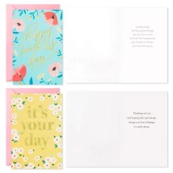 Hallmark Illustrated Floral Assorted Mother's Day Cards, Pack Of 36 -Hallmark Toys Shop Illustrated Floral Mothers Day Cards Assortment 5MAY1000 04
