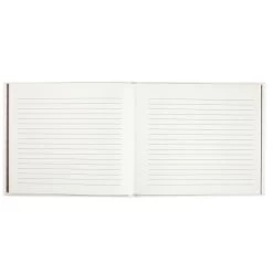 Hallmark Ivory Botanical Pattern Guest Book -Hallmark Toys Shop Ivory Faux Leather Abstract Leaves Guest Book 1EDY3151 03