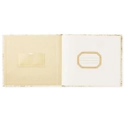 Hallmark Ivory And Gold Guest Book -Hallmark Toys Shop Ivory and Gold Guest Book 1EDY3149 03