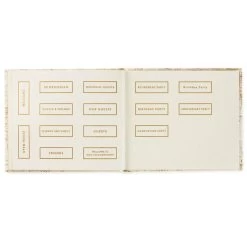 Hallmark Ivory And Gold Guest Book -Hallmark Toys Shop Ivory and Gold Guest Book 1EDY3149 05