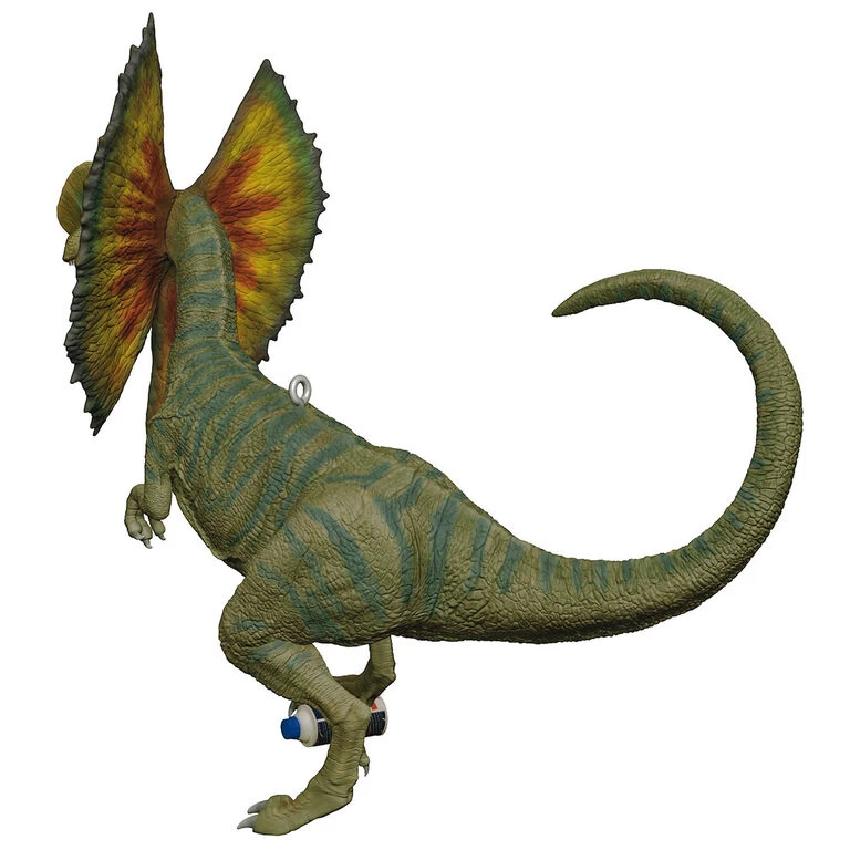 Hallmark Jurassic Park 30th Anniversary Dilophosaurus Ornament 8 Hallmark Jurassic Park 30th Anniversary Dilophosaurus Ornament - Image 6