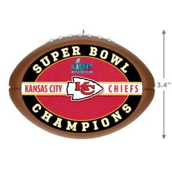 Hallmark NFL Kansas City Chiefs Super Bowl LVII Commemorative Ornament -Hallmark Toys Shop Kansas City Chiefs Super Bowl LVII Keepsake Ornament 2499QHR1247 03