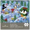 Hallmark Playful Penguins Deck The Halls Jigsaw Puzzle, 550 Pieces -Hallmark Toys Shop Keepsake Playful Penguins Deck the Halls Puzzle 1PZX2014 01