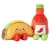 Hallmark Large Better Together Taco And Hot Sauce Magnetic Plush, 16" -Hallmark Toys Shop Large Better Together Taco and Hot Sauce Magnetic Plush 1KID1608 01