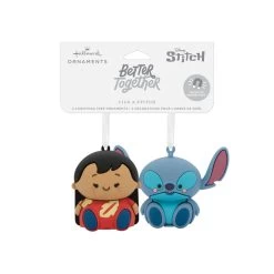 Better Together Disney Lilo & Stitch Magnetic Hallmark Ornaments, Set Of 2 -Hallmark Toys Shop Lilo and Stitch Christmas Ornaments 3HCM2403 04