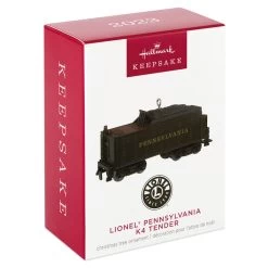 Hallmark Lionel® Pennsylvania K4 Tender Metal Ornament -Hallmark Toys Shop Lionel Trains Black Engine Keepsake Ornament 2199QXI6377 04