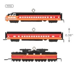 Hallmark Mini Lionel® Milwaukee Road EP-2 Passenger Ornaments, Set Of 3 -Hallmark Toys Shop Lionel Trains Milwaukee Road Cars Keepsake Ornaments 2299QXM9287 03