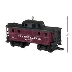 Hallmark Lionel® Pennsylvania K4 Caboose Metal Ornament -Hallmark Toys Shop Lionel Trains Red and Black Caboose Keepsake Ornament 2199QXI6379 03
