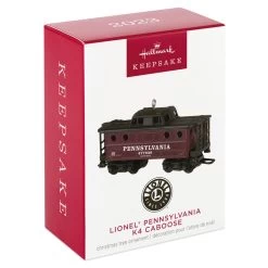 Hallmark Lionel® Pennsylvania K4 Caboose Metal Ornament -Hallmark Toys Shop Lionel Trains Red and Black Caboose Keepsake Ornament 2199QXI6379 04