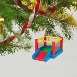 Hallmark Little Tikes® Jr. Jump 'n Slide Bouncer Ornament -Hallmark Toys Shop Little Tikes Bounce House Keepsake Ornament 1899QXI7359 02