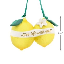 Hallmark Live Life With Zest! Porcelain Ornament -Hallmark Toys Shop Live Life With Zest Lemons Keepsake Ornament 1799QHX3057 03