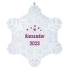 Hallmark Magic Sparkling Snowflake Block Text Personalized Ornament With Light -Hallmark Toys Shop Magic Sparkling Snowflake Block Text Personalized Keepsake Ornament With Light 2999QHE2010B2 01