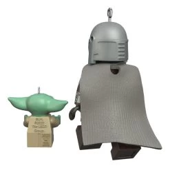 Hallmark The Mandalorian™ And Grogu™ LEGO® Star Wars™ Minifigure Ornaments, Set Of 2 -Hallmark Toys Shop Mandalorian Grogu LEGO Minifig Keepsake Ornaments 2499QXI7079 06
