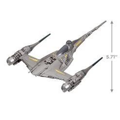 Hallmark Star Wars: The Mandalorian™ The Mandalorian's N-1 Starfighter™ Ornament -Hallmark Toys Shop Mandalorian Starfighter Keepsake Ornament 2999QXI7119 03