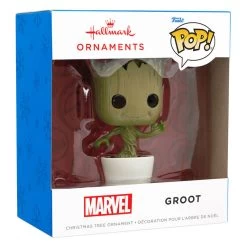 Marvel Guardians Of The Galaxy Groot Funko POP!® Hallmark Ornament -Hallmark Toys Shop Marvel Guardians of the Galaxy Groot Funko POP Christmas Ornament 3HCM1099 04