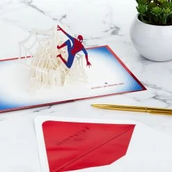 Hallmark Marvel Spider-Man You Deserve An Amazing Day 3D Pop-Up Card -Hallmark Toys Shop Marvel SpiderMan Amazing 3D PopUp Card 1499LAD2901 07