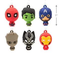 Mini Marvel Super Heroes Shatterproof Hallmark Ornaments, Set Of 6 -Hallmark Toys Shop Marvel Super Heroes Miniature Christmas Ornaments Set of 6 2HCM9228 03