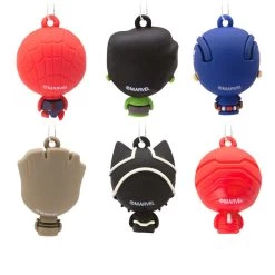 Mini Marvel Super Heroes Shatterproof Hallmark Ornaments, Set Of 6 -Hallmark Toys Shop Marvel Super Heroes Miniature Christmas Ornaments Set of 6 2HCM9228 06
