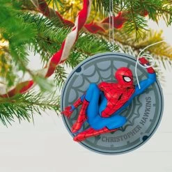 Hallmark Marvel The Amazing Spider-Man Personalized Ornament 7 Hallmark Marvel The Amazing Spider-Man Personalized Ornament -Hallmark Toys Shop Marvel The Amazing SpiderMan Personalized Keepsake Ornament 2499QHE2115B1 02