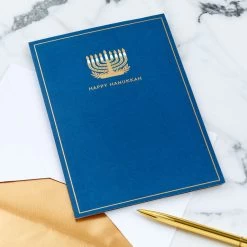 Hallmark Season Full Of Light 3D Pop-Up Hanukkah Card -Hallmark Toys Shop Menorah 3D PopUp Hanukkah Card 5XXH1003 06