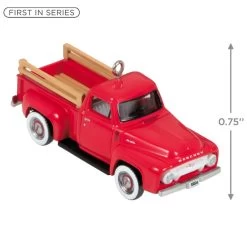 Hallmark Mini Lil' American Trucks 1954 Mercury M-100 2023 Metal Ornament, 0.75" -Hallmark Toys Shop Mercury M100 Truck Keepsake Ornament 1299QXM9159 03