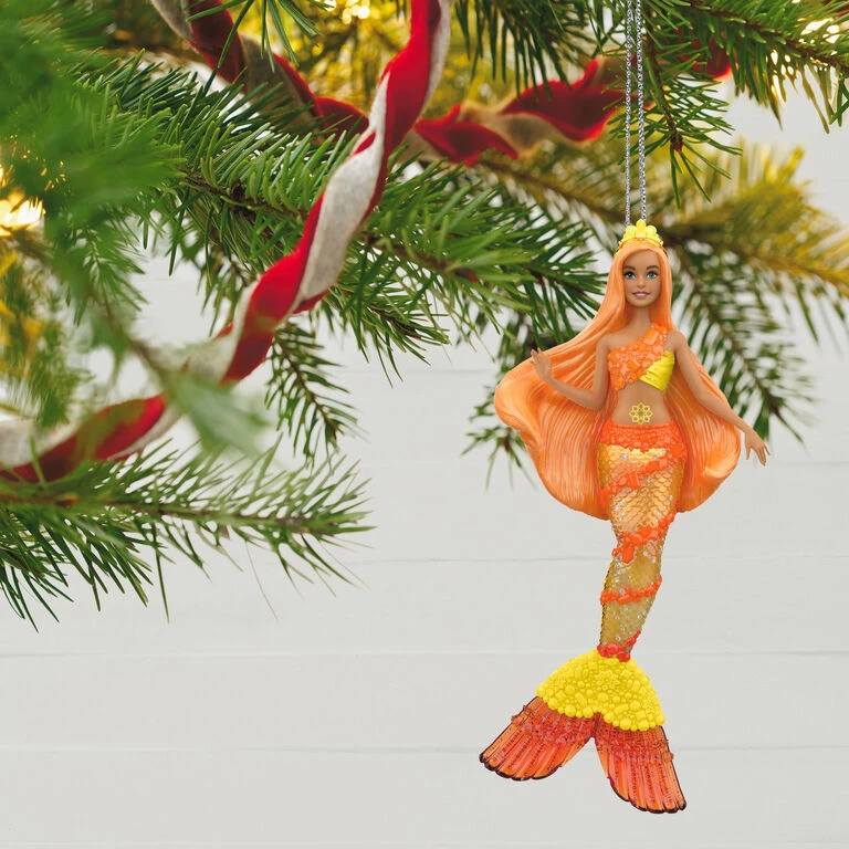 Hallmark Barbie™ Mermaid Ornament With Light 4 Hallmark Barbie™ Mermaid Ornament With Light - Image 2