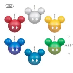 Hallmark Mini Disney Mickey Mouse Ornaments, Set Of 6 11 Hallmark Mini Disney Mickey Mouse Ornaments, Set Of 6 -Hallmark Toys Shop Mickey Ears Balls Keepsake Ornaments 1599QSB6217 03
