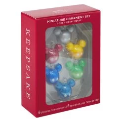 Hallmark Mini Disney Mickey Mouse Ornaments, Set Of 6 12 Hallmark Mini Disney Mickey Mouse Ornaments, Set Of 6 -Hallmark Toys Shop Mickey Ears Balls Keepsake Ornaments 1599QSB6217 04