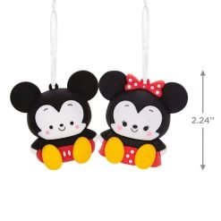Better Together Disney Mickey And Minnie Magnetic Hallmark Ornaments, Set Of 2 -Hallmark Toys Shop Mickey and Minnie Christmas Ornaments 3HCM2402 03