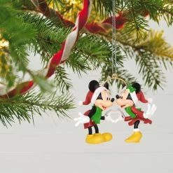 Hallmark Disney Mickey And Minnie A Season Of Love Ornament 9 Hallmark Disney Mickey And Minnie A Season Of Love Ornament -Hallmark Toys Shop Mickey and Minnie Hands Heart Keepsake Ornament 2099QXD6667 02