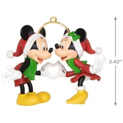Hallmark Disney Mickey And Minnie A Season Of Love Ornament 10 Hallmark Disney Mickey And Minnie A Season Of Love Ornament -Hallmark Toys Shop Mickey and Minnie Hands Heart Keepsake Ornament 2099QXD6667 03