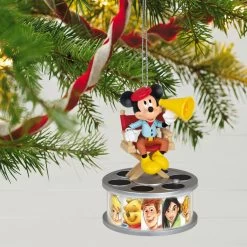 Hallmark Disney 100 Years Of Wonder Director Mickey Mouse Ornament With Light And Sound 9 Hallmark Disney 100 Years Of Wonder Director Mickey Mouse Ornament With Light And Sound -Hallmark Toys Shop Mickey in Director Chair Keepsake Ornament 2999QXD6727 02